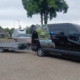 Amco Veba 903 3S op Hulco aanhanger voor Timmerbedrijf VVDO te Oldebroek